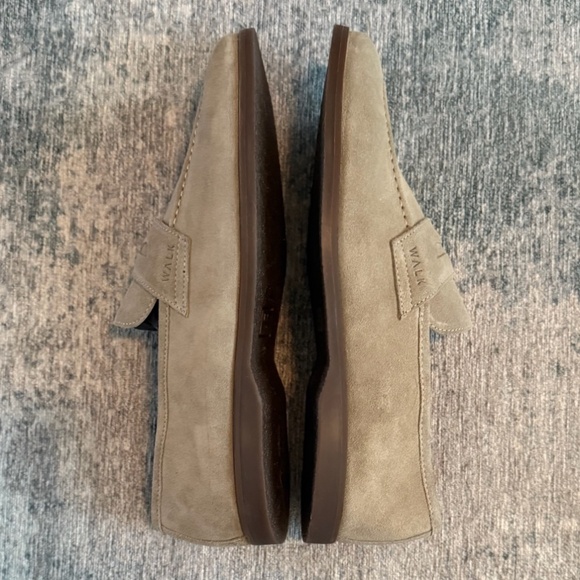 Walk London Stone Suede Saddle Loafer - Mens 9 NWOT - Picture 4 of 4